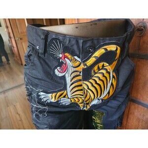 Super Cool tiger embroidery JEANS - slim fit - Size 38